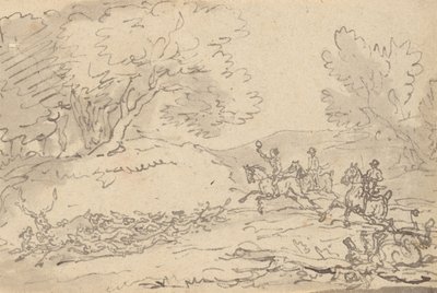 Albumzeichnung von Thomas Rowlandson