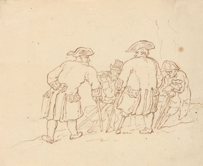 Albumzeichnung von Thomas Rowlandson