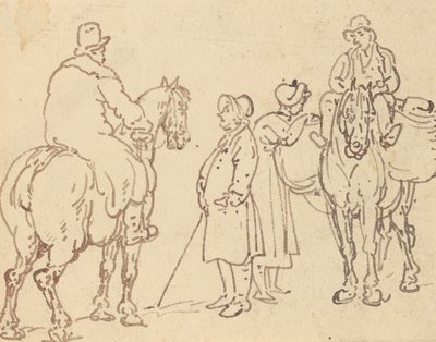 Albumzeichnung von Thomas Rowlandson