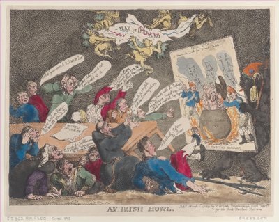 Ein irisches Heulen von Thomas Rowlandson