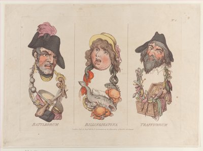 Battleorum, Billingsgatina, Trafficorum, 15. August von Thomas Rowlandson