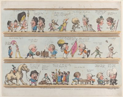 Bordüren für Räume und Hallen, Platte 10 von Thomas Rowlandson
