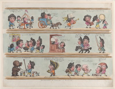 Grenzen für Räume und Hallen, Platte 8, 20. Juni 1799 von Thomas Rowlandson