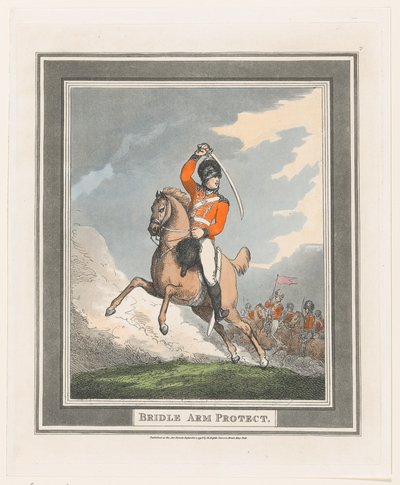 Schutz des Zügelarms von Thomas Rowlandson