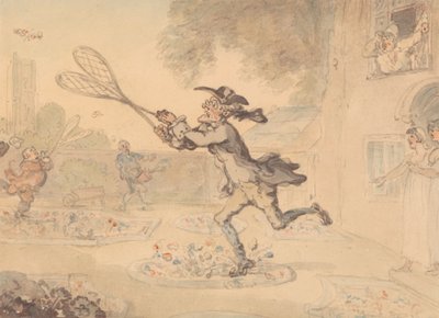 Schmetterlingsjagd von Thomas Rowlandson