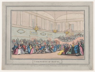 Komfort von Bath, Platte 10 von Thomas Rowlandson