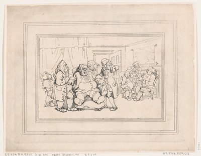 Komfort von Bath, Platte 1, 6. Januar 1798 von Thomas Rowlandson