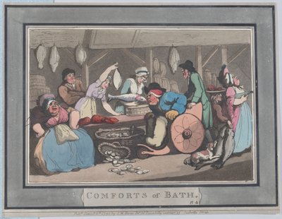 Komforts von Bath, Tafel 4, 6. Januar 1798 von Thomas Rowlandson