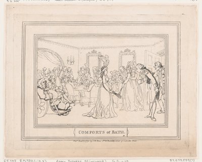 Komfort von Bath, Platte 8 von Thomas Rowlandson
