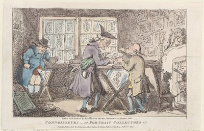 Porträt Sammler von Thomas Rowlandson