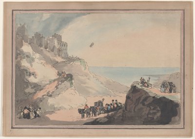 Abflug des Ballons von Blanchard und Jeffries aus Dover, 7. Januar 1785, Januar 1794 von Thomas Rowlandson