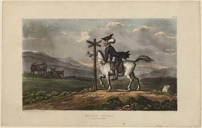 Doktor Syntax verliert seinen Weg von Thomas Rowlandson