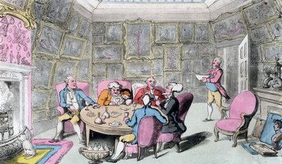 Doktor Syntax mit meinem Lord, frühes 19. Jahrhundert von Thomas Rowlandson