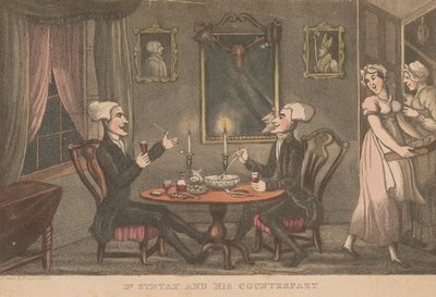 Dr. Syntax und sein Gegenstück von Thomas Rowlandson