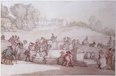 Dr. Syntax in Harrogate Spa von Thomas Rowlandson