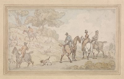 Zeichnungsumschlag von Thomas Rowlandson