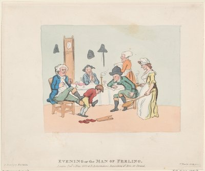 Abend oder der Mann des Gefühls, 1. Mai 1803 von Thomas Rowlandson