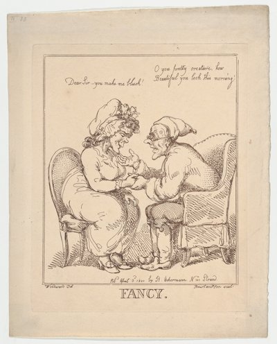 Fantasie, 20. Juli 1801 von Thomas Rowlandson
