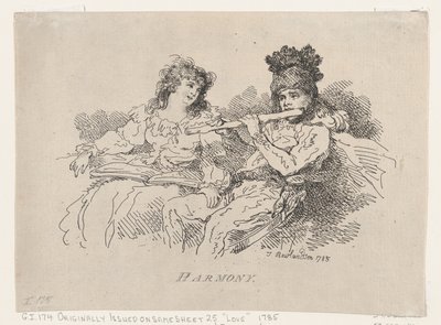 Harmonie, 12. August 1785 von Thomas Rowlandson