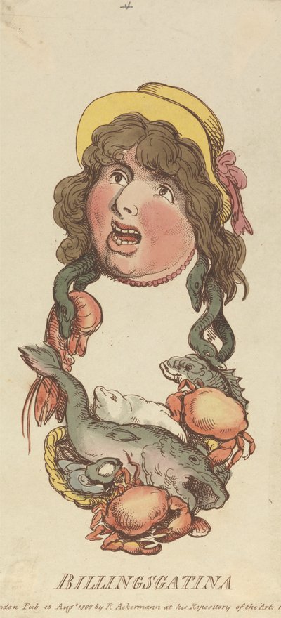 Köpfe: Billingsgatina von Thomas Rowlandson