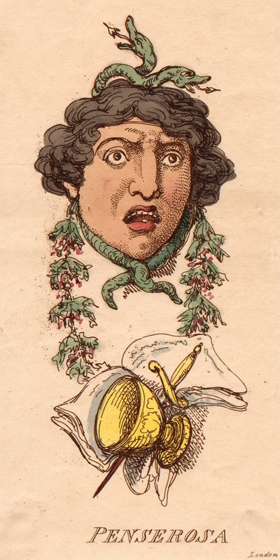 Köpfe: Penserosa von Thomas Rowlandson