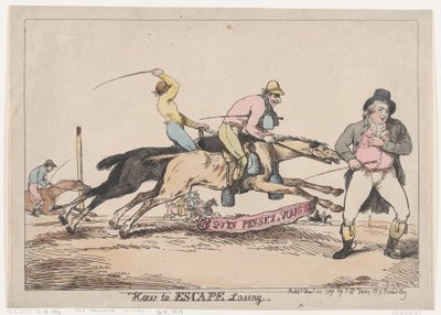 Wie man das Verlieren vermeidet von Thomas Rowlandson