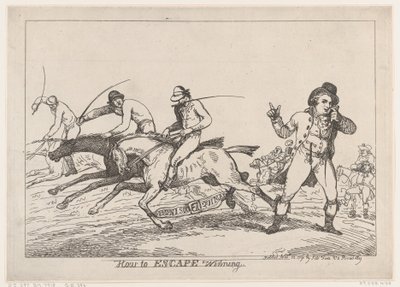 Wie man gewinnt, 22. November 1791 von Thomas Rowlandson