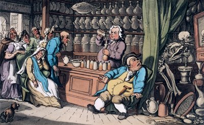 Ich habe eine geheime Kunst, jede Krankheit zu heilen von Thomas Rowlandson