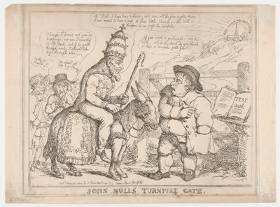 John Bulls Mautstelle von Thomas Rowlandson
