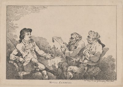 Geldverleiher, 8. November 1784 von Thomas Rowlandson