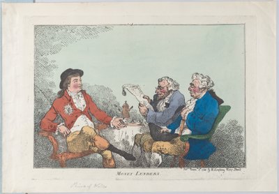 Geldverleiher, 8. November 1784 von Thomas Rowlandson