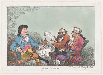 Geldverleiher, 8. November 1784 von Thomas Rowlandson