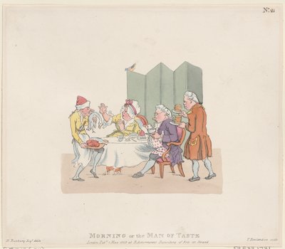 Morgen oder der Mann des Geschmacks, 1. Mai 1803 von Thomas Rowlandson