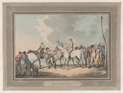 Aufsitzen [Der Berg], 1. Januar 1799 von Thomas Rowlandson