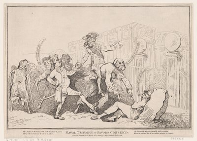 Seesieg oder gewährte Gunst, 13. November 1780 von Thomas Rowlandson