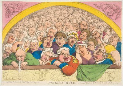 Taubenloch. Ein Klostergarten-Trick, um die Götter einzusperren, 20. Februar 1811 von Thomas Rowlandson