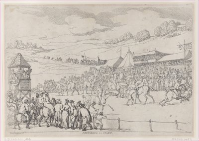 Vorbereitung zum Start, 30. September 1811 von Thomas Rowlandson