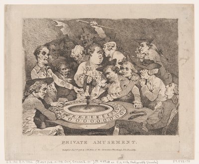 Private Unterhaltung, 1. Januar 1786 von Thomas Rowlandson