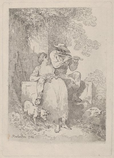 Ruhe von der Arbeit an sonnigen Tagen von Thomas Rowlandson