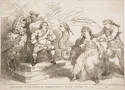 Geheimer Einfluss, der das neue Parlament lenkt von Thomas Rowlandson