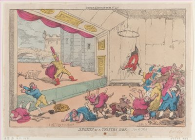 Sport eines Jahrmarkts auf dem Land, Teil drei, 5. Oktober 1810 von Thomas Rowlandson