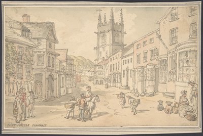 St. Austle, Cornwall von Thomas Rowlandson