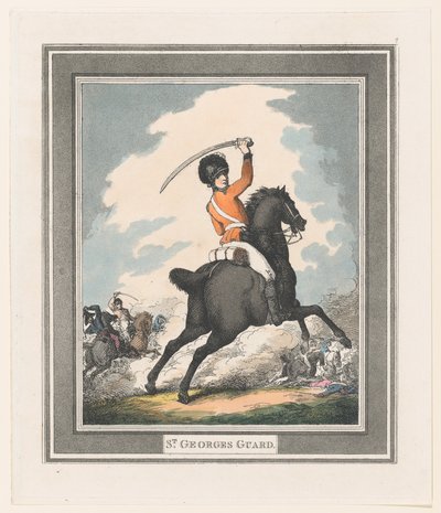 St. Georgs Garde, 1798 von Thomas Rowlandson
