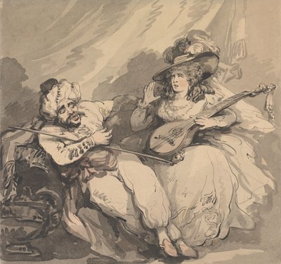 Der verliebte Türke von Thomas Rowlandson