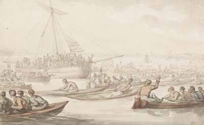 Das jährliche Ruderwettrennen um Doggett