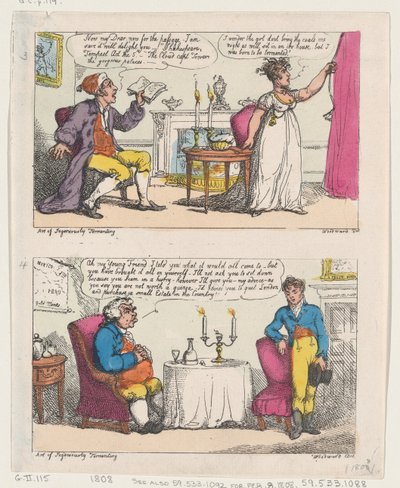 Die Kunst des genialen Quälens, 1808 von Thomas Rowlandson