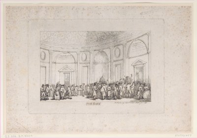 Die Bank, Januar 1792 neu aufgelegt von Thomas Rowlandson