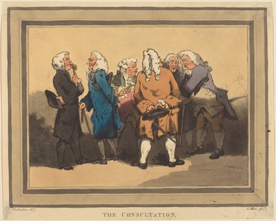 Die Beratung von Thomas Rowlandson