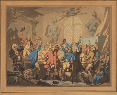 Das Abendessen von Thomas Rowlandson