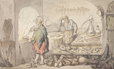 Die Glasfabrik von Thomas Rowlandson